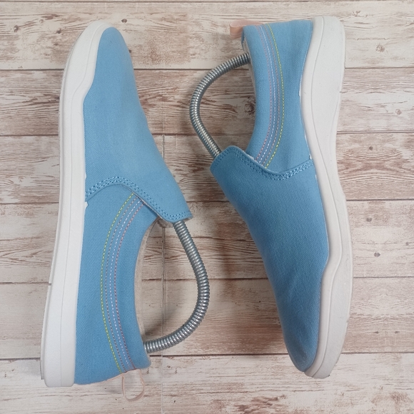 Vionic Beach Marshall Orthotic Insole Blue Canvas Women's Size 8.5 or 8 1/2 - Picture 8 of 12